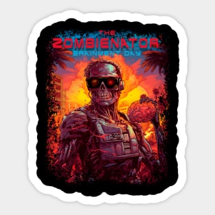 The Zombienator Sticker